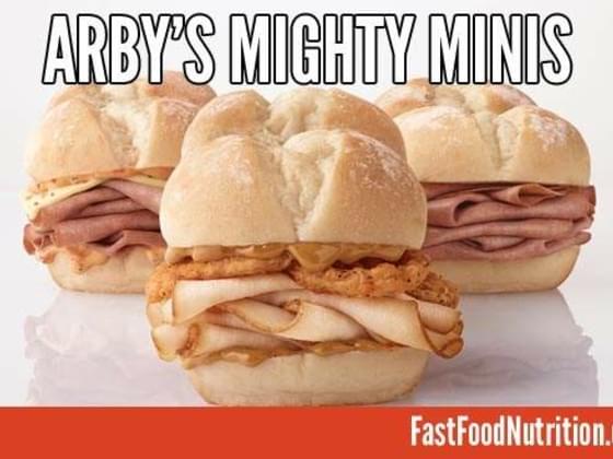 Arby's Mighty Mini Sliders Nutrition