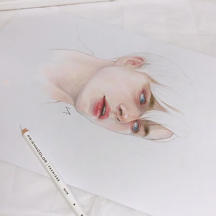 journal, painting and handsome