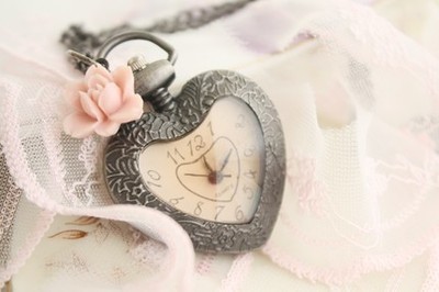 clock,  cute and  pink