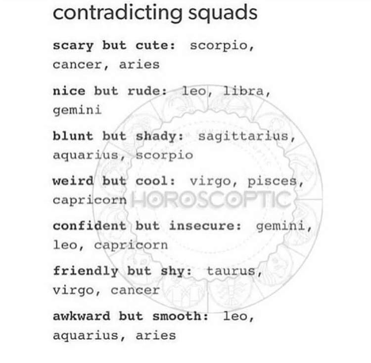 cancer, squad and capricornio