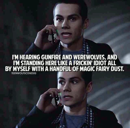 frightened, magic dust and stiles