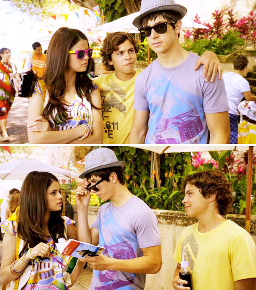 alex russo, caps and justin russo
