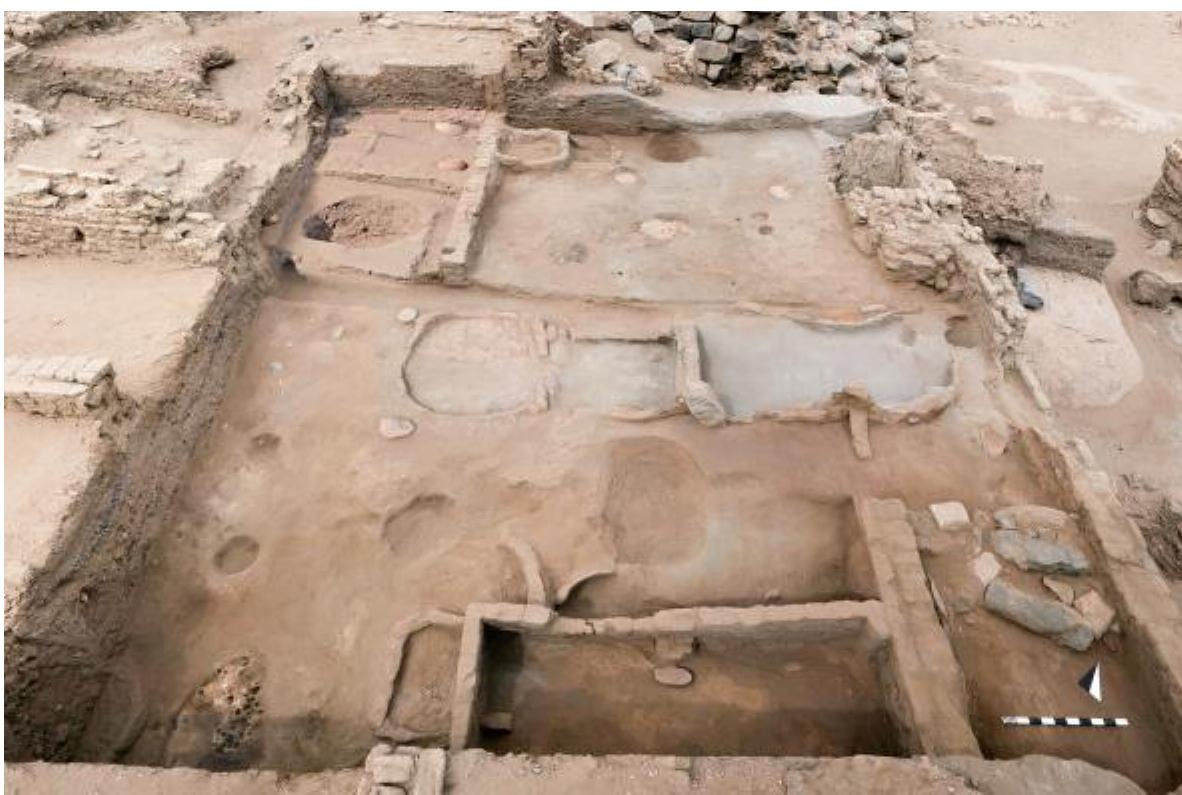 Fig. 3: House 169b (photomerge: P. Kopp © DAI Cairo). 
