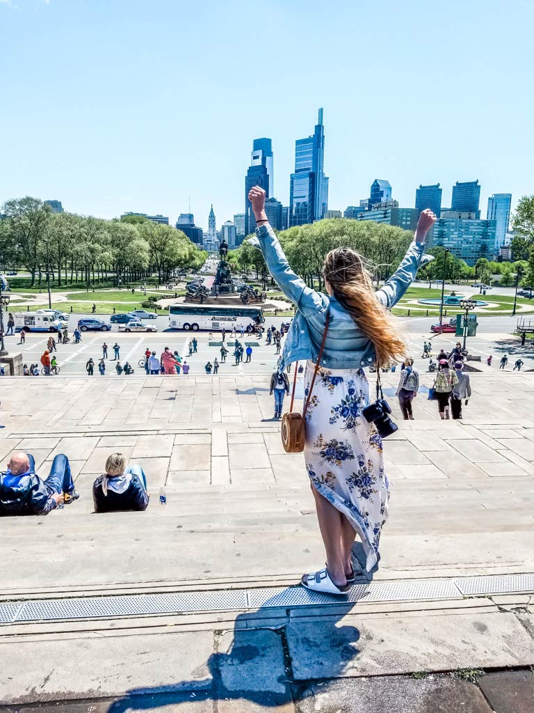 Rocky stairs in Philly