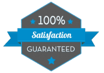 100% Satisfaction Guaranteed Badge