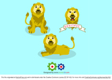 Free Vector Lion Pack 