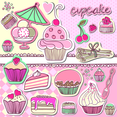 Cute Cupcake Vector Art