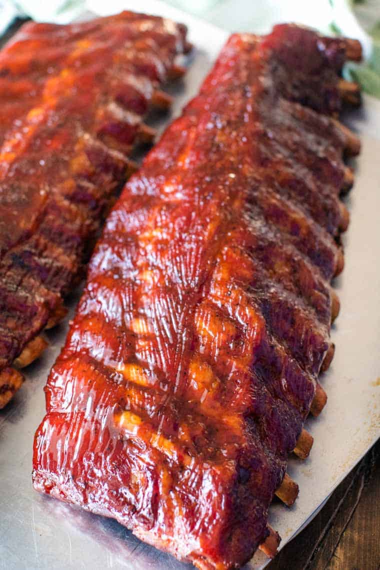 Rack of Smoked Pork Ribs