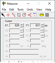 Cursor tool display