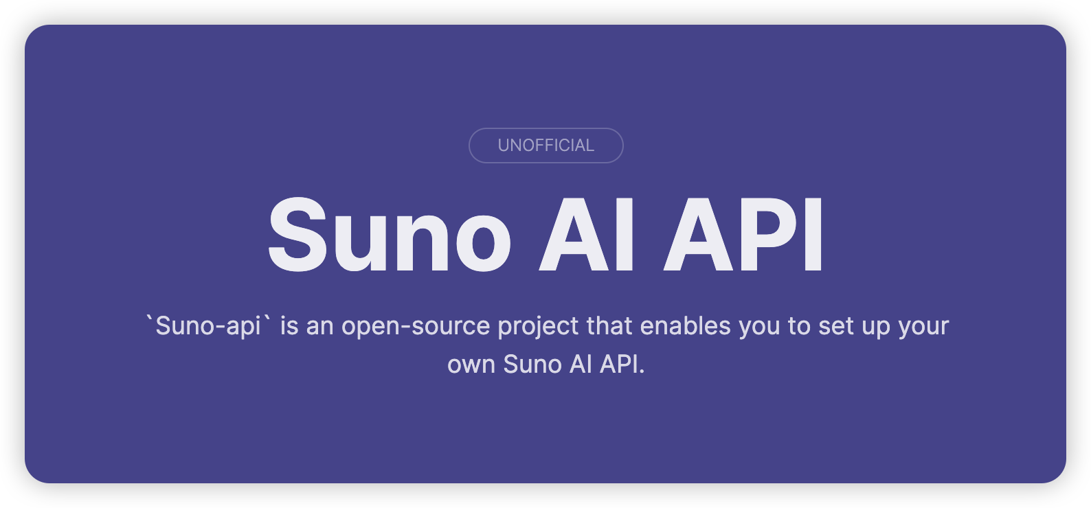 suno-api banner