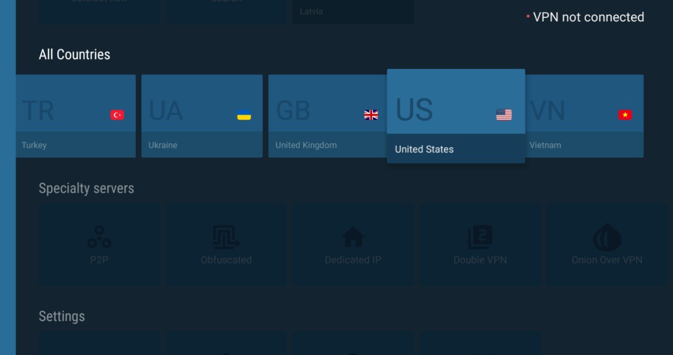 Nordvpn Selecting Server