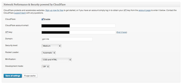 Cloudflare W3 Total Cache