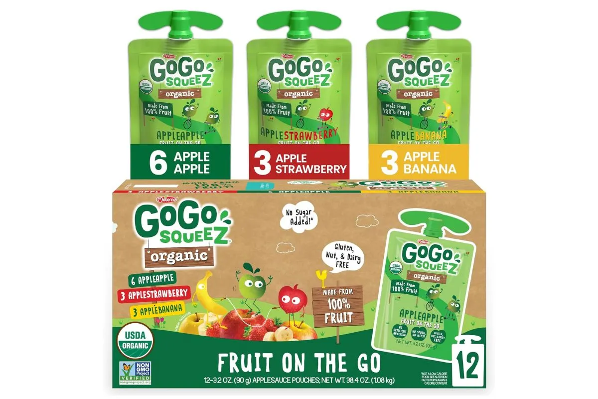 Go Go Applesauce are great stocking stuffers for toddlers, infants