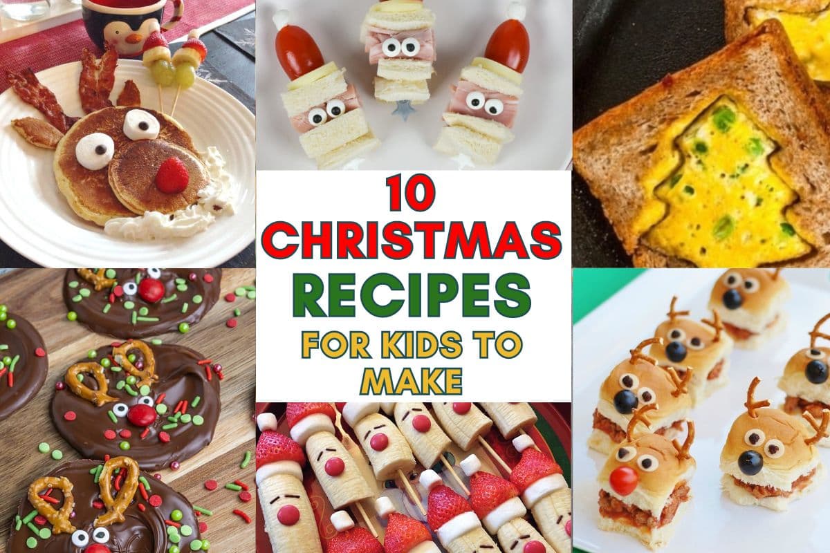 easy christmas recipes for kids; food ideas; healthy; simple