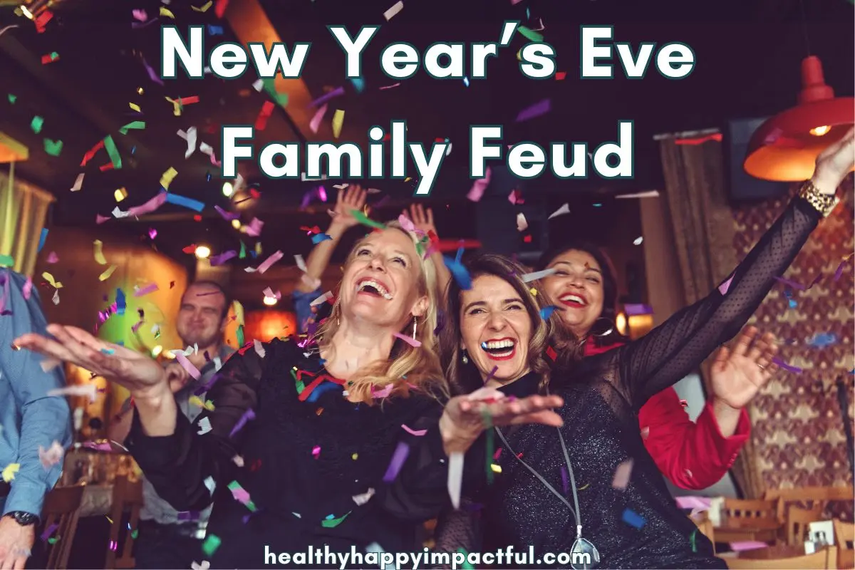 New Year's Eve edition family feud version with kids, featured image of women