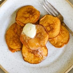 finished shot - Healthy Sweet Potato Pancakes (gluten-free, dairy-free and refined sugar-free) – Healthyish Foods