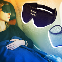 Block out the world with the best Bluetooth sleep masks for travel