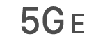 Ikona 5G E statusa.