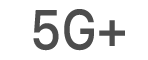 Ikona stanja za omrežje 5G+.