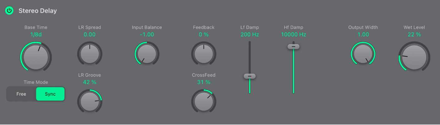 Figure. Delay parameters.