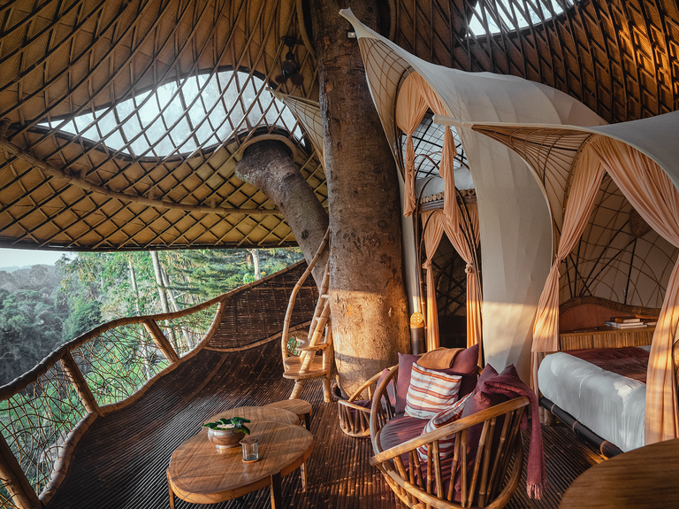 bambu indah, bali, tree house