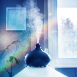 an essential oil diffuser