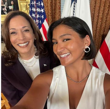 nabela noor and deja foxx with kamala harris