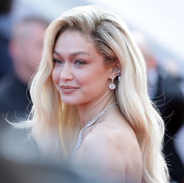 cannes, france may 21 gigi hadid attends the firebrand le jeu de la reine red carpet during the 76th annual cannes film festival at palais des festivals on may 21, 2023 in cannes, france photo by pascal le segretaingetty images