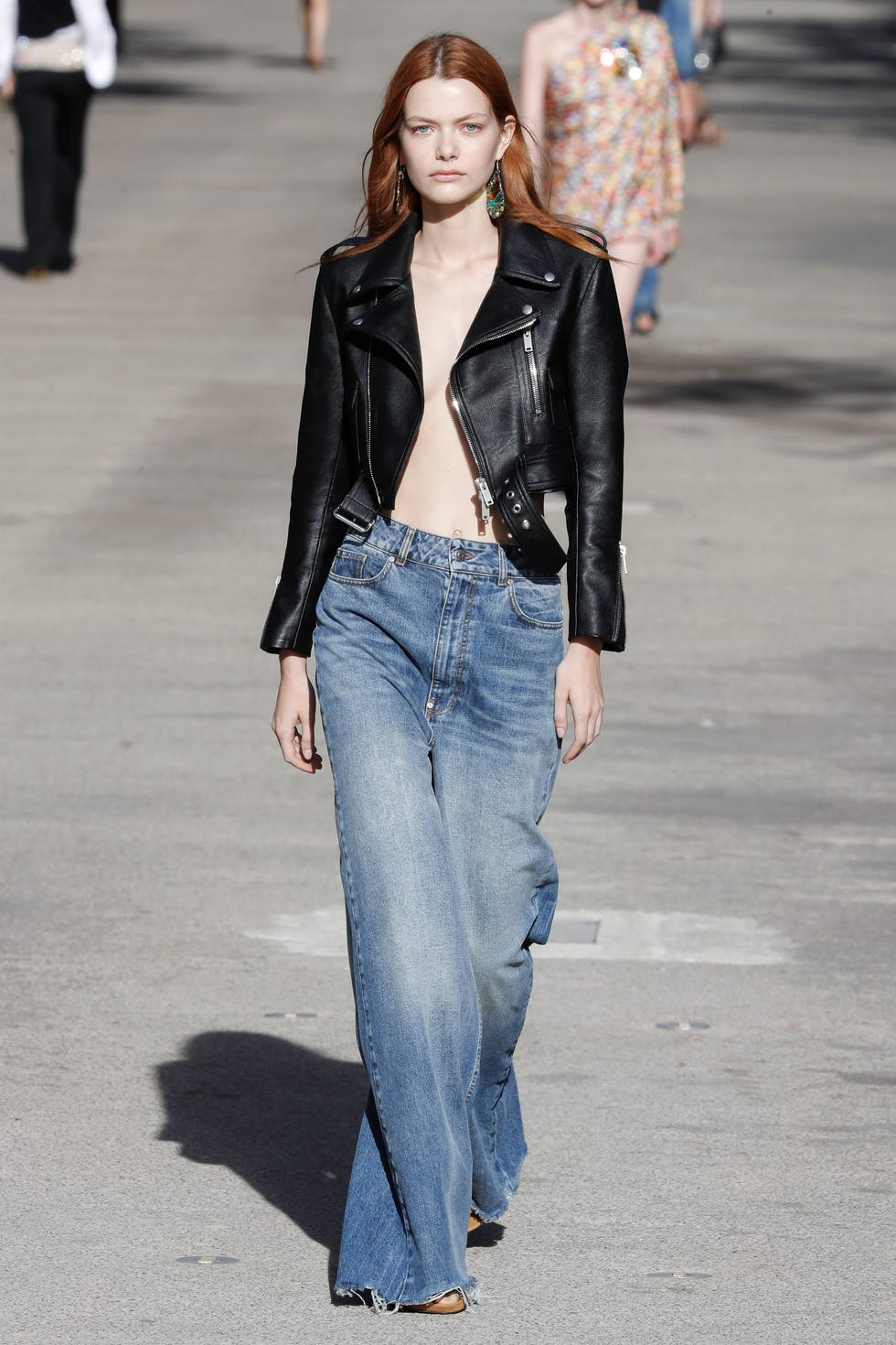 paris, france october 02 a model walks the runway during the stella mccartney ready to wear springsummer 2024 fashion show as part of the paris fashion week on october 2, 2023 in paris, france photo by victor virgilegamma rapho via getty images