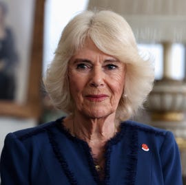 london, england february 15 queen camilla hosts the celebration of the poppy factory centenary at clarence house on february 15, 2024 in london, england the poppy factory was founded after the first world war to support veterans photo by isabel infantes wpa poolgetty images