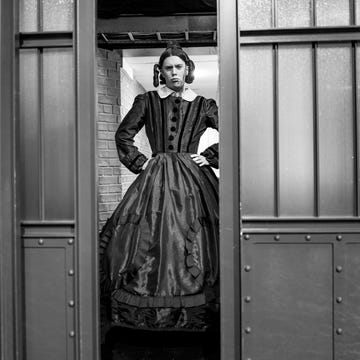 late night with seth meyers episode 1517 pictured actor cole escola backstage on may 7, 2024 photo by lloyd bishopnbc via getty images