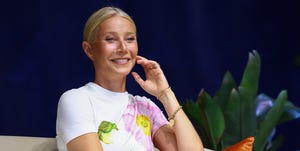 cannes, france june 18 academy award winning actress gwyneth paltrow attends the encore embracing the new entertainment era session during the cannes lions international festival of creativity 2024 day two at amazon port plaza stage on june 18, 2024 in cannes, france photo by marc piaseckigetty images