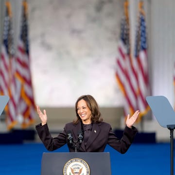 washington, dc november 06 democratic presidential nominee, us vice president kamala harris speaks on stage as she concedes the election, at howard university on november 06, 2024 in washington, dc after a contentious campaign focused on key battleground states, the republican presidential nominee, former us president donald trump was projected to secure the majority of electoral votes, giving him a second term as us president republicans also secured control of the senate for the first time in four years photo by kent nishimuragetty images