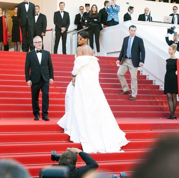 cannes, france may 19 rihanna attends the okja screening during the 70th annual cannes film festival at palais des festivals on may 19, 2017 in cannes, france photo by laurent koffelgamma rapho via getty images