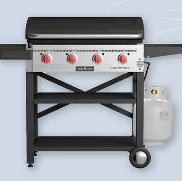 a black and silver barbecue grill