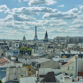 a city with many buildings