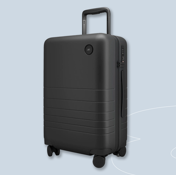 a black and silver luggage