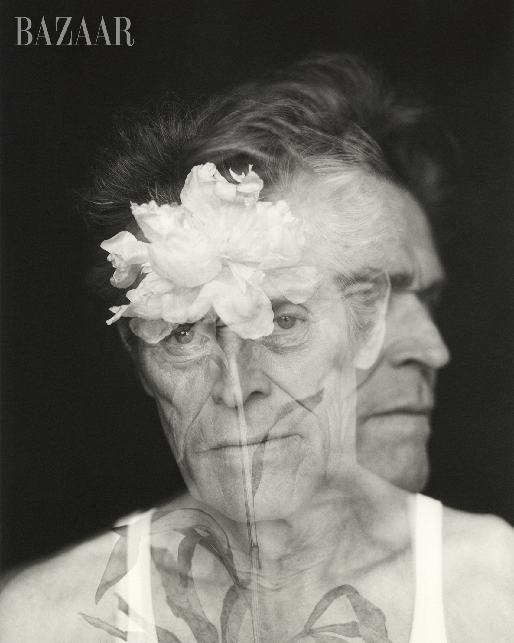 willem dafoe harpers bazaar september 2024 icons