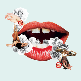 Product, Mouth, Illustration, Tooth, Lip, Jaw, Font, Fictional character, Graphics, 