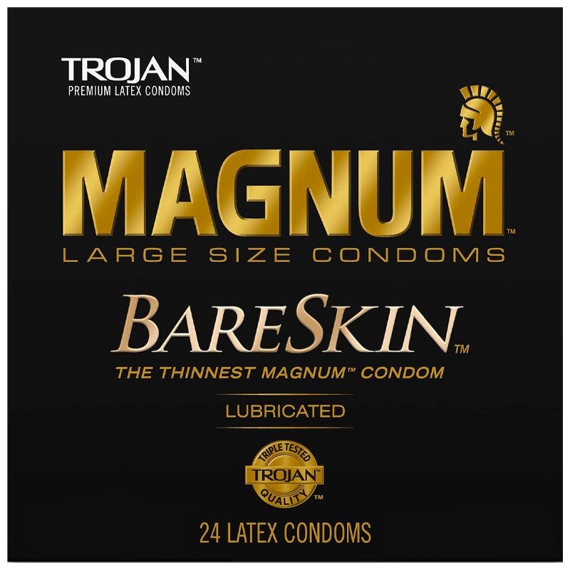 Magnum Bareskin Large Size Condoms