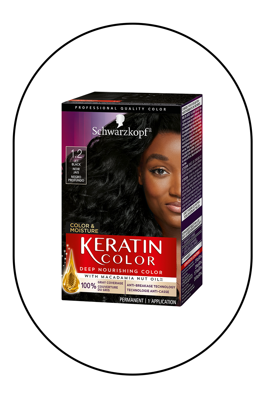 Keratin Color Permanent Hair Color