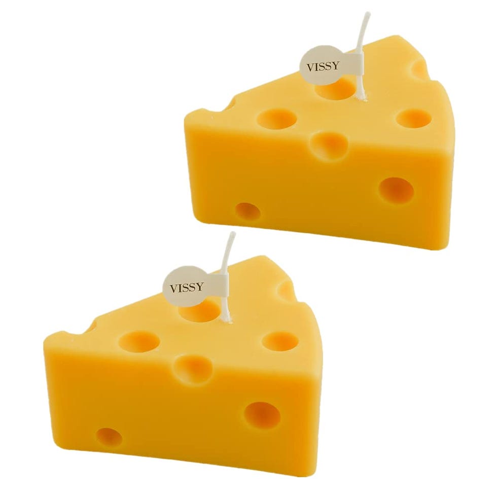 Cheese-Shaped Candle