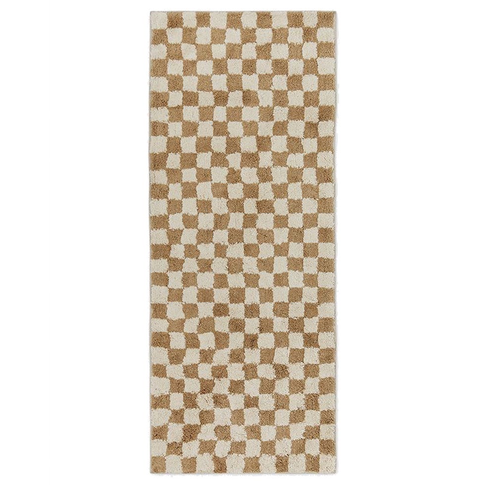 Checkerboard Bath Mat