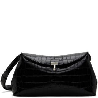 Black T-Lock Clutch