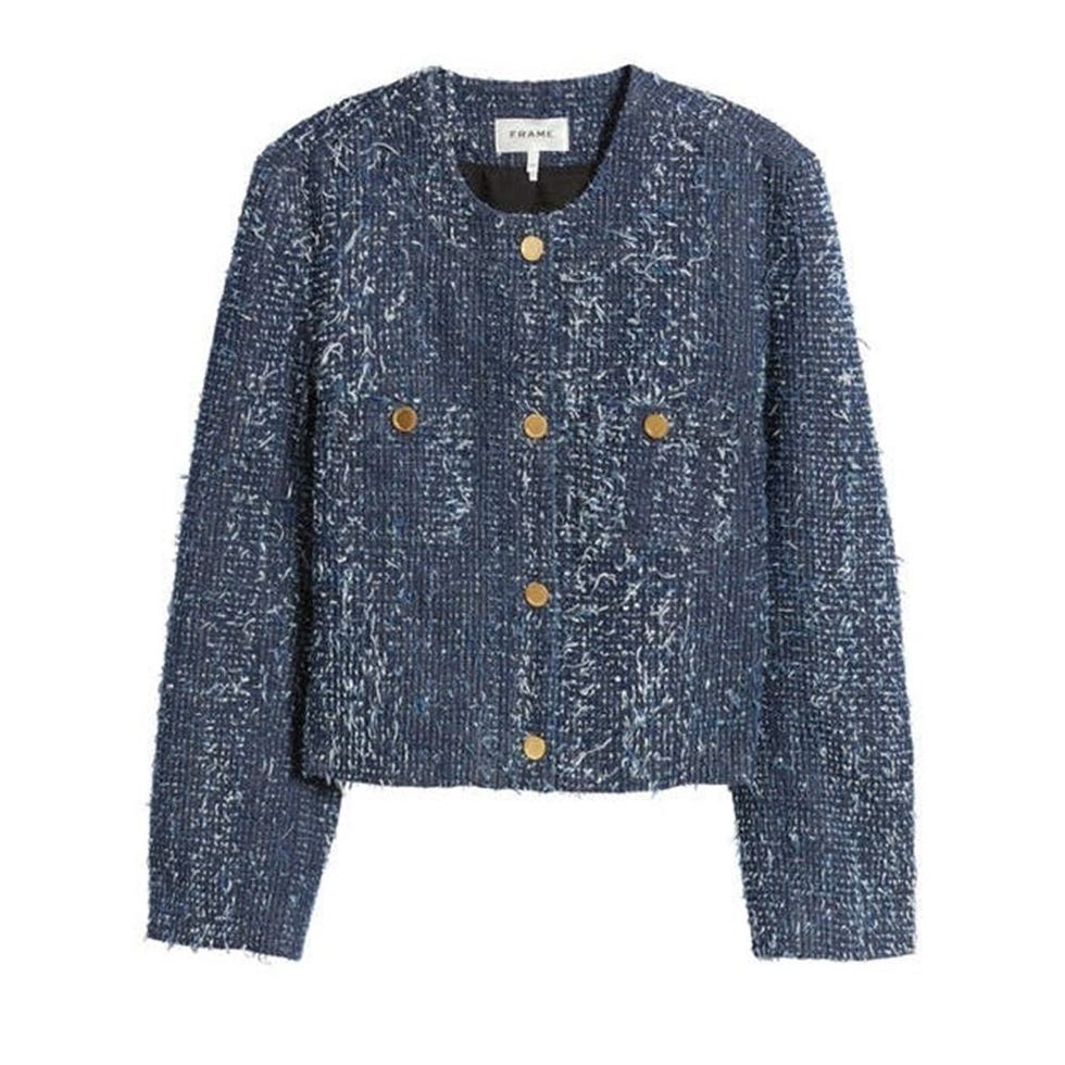 Denim Bouclé Jacket