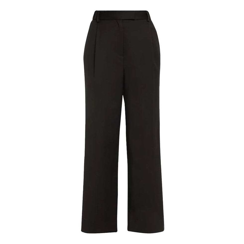 Pleated Boyfriend Pants