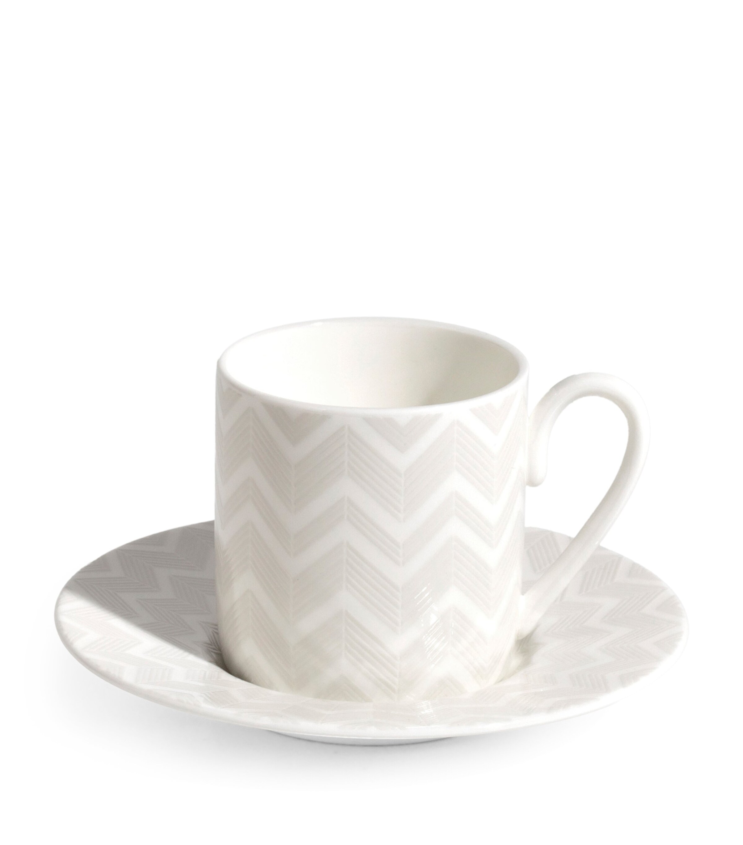 MISSONI ZIGZAG COFFEE CUP AND SAUCER 