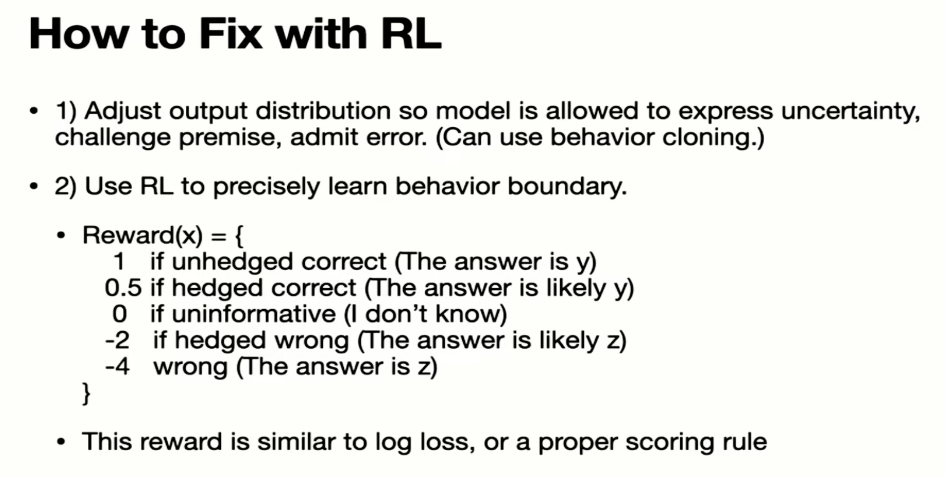 Fix hallucination with R