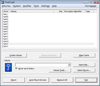 TrueCrypt Setup