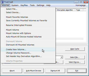 TrueCrypt Setup